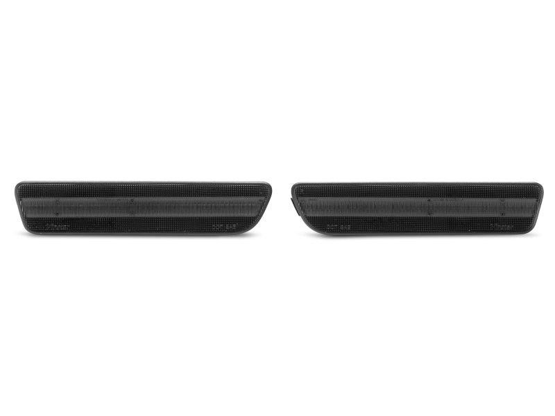 Raxiom 05-09 Ford Mustang Axial Series LED Side Markers (Smoked) Raxiom Sidemarkers & Indicators  AXOPROS