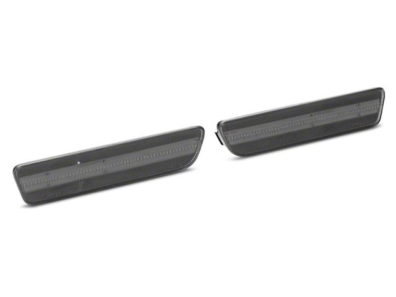 Raxiom 05-09 Ford Mustang Axial Series LED Side Markers (Smoked) Raxiom Sidemarkers & Indicators  AXOPROS