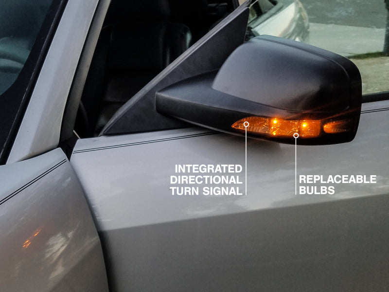 Raxiom 05-09 Ford Mustang Directional Sideview Mirrors Raxiom Side Mirrors  AXOPROS