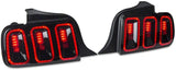 Raxiom 05-09 Ford Mustang Gen5 Tail Lights- Black Housing (Smoked Lens) Raxiom Tail Lights  AXOPROS