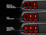 Raxiom 05-09 Ford Mustang Gen5 Tail Lights- Black Housing (Smoked Lens) Raxiom Tail Lights  AXOPROS