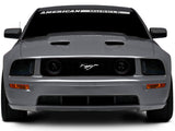 Raxiom 05-09 Ford Mustang w/ Halogen LED Halo Prjctr Headlights-Blk Hsng(Smoked Lens Exclude GT500) Raxiom Headlights  AXOPROS