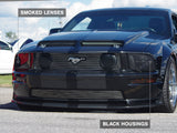 Raxiom 05-09 Ford Mustang w/ Halogen LED Halo Prjctr Headlights-Blk Hsng(Smoked Lens Exclude GT500) Raxiom Headlights  AXOPROS