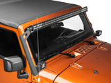 Raxiom 07-18 Jeep Wrangler JK 50-Inch LED Light Bar Windshield Mount w/ Auxiliary Bracket Raxiom Light Bars & Cubes  AXOPROS