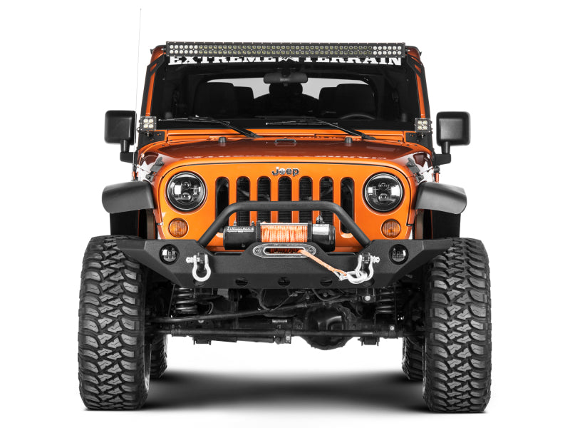 Raxiom 07-18 Jeep Wrangler JK 50-Inch LED Light Bar Windshield Mount w/ Auxiliary Bracket Raxiom Light Bars & Cubes  AXOPROS