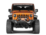 Raxiom 07-18 Jeep Wrangler JK 50-Inch LED Light Bar Windshield Mount w/ Auxiliary Bracket Raxiom Light Bars & Cubes  AXOPROS