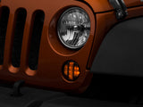Raxiom 07-18 Jeep Wrangler JK Axial Series LED Front Turn Signals (Smoked) Raxiom Headlights  AXOPROS