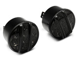 Raxiom 07-18 Jeep Wrangler JK Axial Series LED Front Turn Signals (Smoked) Raxiom Headlights  AXOPROS
