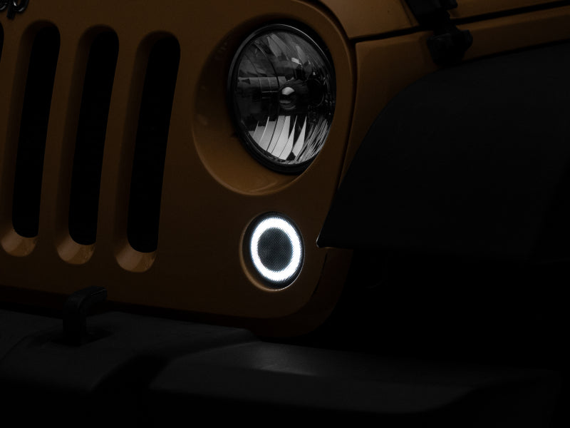 Raxiom 07-18 Jeep Wrangler JK Axial Series LED Turn Signals w/ Halo (Smoked) Raxiom Headlights  AXOPROS