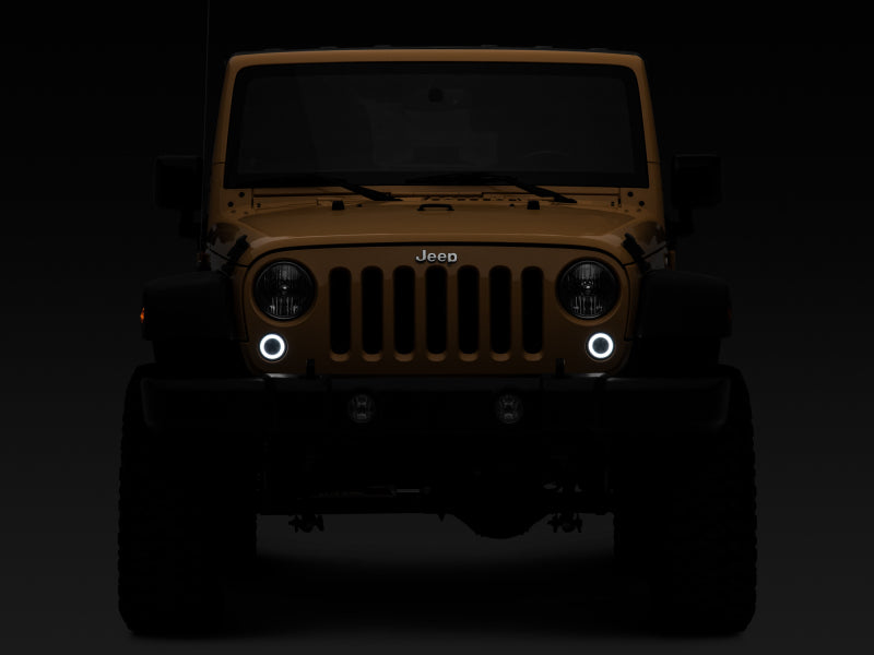 Raxiom 07-18 Jeep Wrangler JK Axial Series LED Turn Signals w/ Halo (Smoked) Raxiom Headlights  AXOPROS