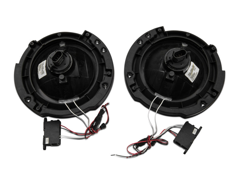 Raxiom 07-18 Jeep Wrangler JK LED Halo Headlights- Chrome Housing (Clear Lens) Raxiom Headlights  AXOPROS