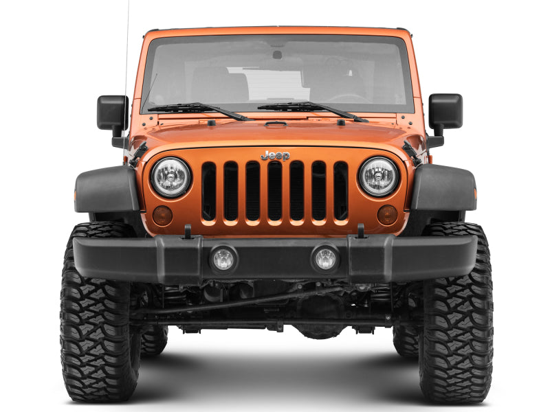 Raxiom 07-18 Jeep Wrangler JK LED Halo Headlights- Chrome Housing (Clear Lens) Raxiom Headlights  AXOPROS