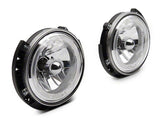 Raxiom 07-18 Jeep Wrangler JK LED Halo Headlights- Chrome Housing (Clear Lens) Raxiom Headlights  AXOPROS