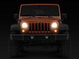 Raxiom 07-18 Jeep Wrangler JK LED Halo Headlights- Chrome Housing (Clear Lens) Raxiom Headlights  AXOPROS