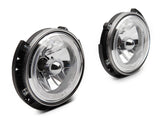 Raxiom 07-18 Jeep Wrangler JK LED Halo Headlights- Chrome Housing (Clear Lens) Raxiom Headlights  AXOPROS