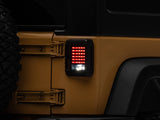 Raxiom 07-18 Jeep Wrangler JK LED Tail Lights- Black Housing (Smoked Lens) Raxiom Tail Lights  AXOPROS