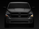 Raxiom 09-18 RAM 1500 LED Halo Projector Headlights- Black Housing (Clear Lens) Raxiom Headlights  AXOPROS