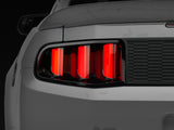 Raxiom 10-12 Ford Mustang Vector V2 LED Tail Lights - Gloss Black Housing (Clear Lens) Raxiom Tail Lights  AXOPROS