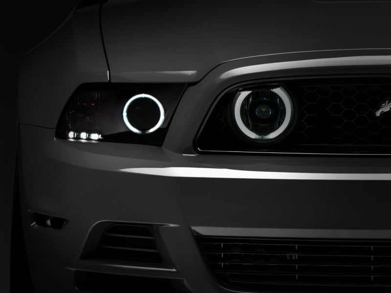 Raxiom 13-14 Ford Mustang GT CCFL Halo Fog Lights (Smoked) Raxiom Headlights  AXOPROS