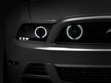 Raxiom 13-14 Ford Mustang GT CCFL Halo Fog Lights (Smoked) Raxiom Headlights  AXOPROS