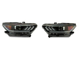 Raxiom 15-17 Ford Mustang Projector Headlights OEM HID Bulbs- Black Housing (Clear Lens) Raxiom Headlights  AXOPROS