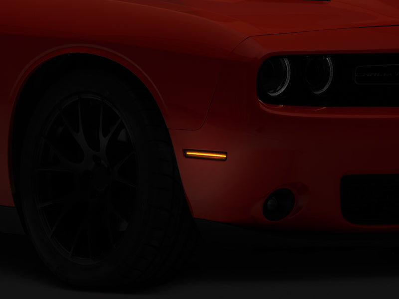 Raxiom 15-22 Challenger Excluding Widebody Axial Series LED Side Marker Lights (Smoked) Raxiom Sidemarkers & Indicators  AXOPROS