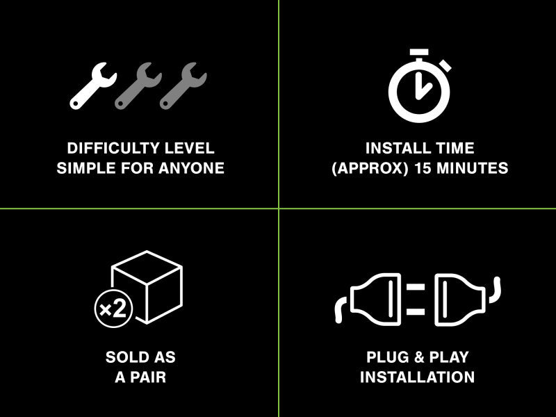 Raxiom 15-22 Ford Mustang Axial Series LED Side Marker Lights Rear (Smoked) Raxiom Sidemarkers & Indicators  AXOPROS