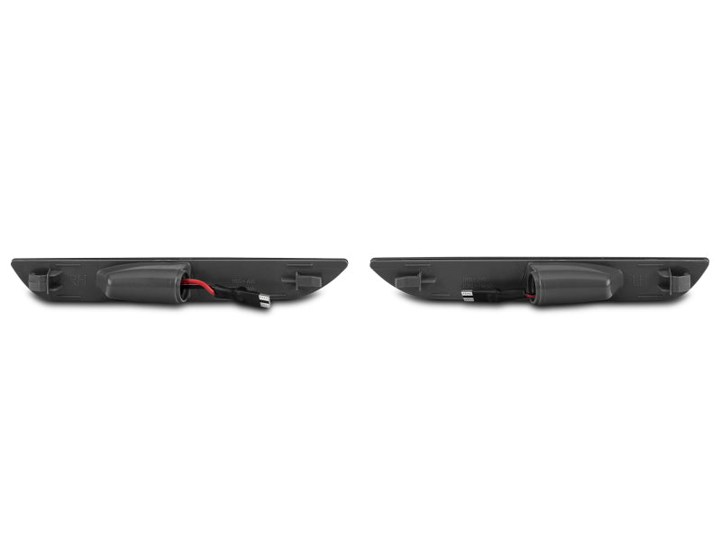 Raxiom 15-22 Ford Mustang Axial Series LED Side Marker Lights Rear (Smoked) Raxiom Sidemarkers & Indicators  AXOPROS