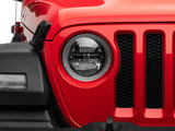 Raxiom 18-22 Jeep Wrangler JL/JT Axial Series LED Headlights- Black Housing (Clear Lens) - AXOPROS