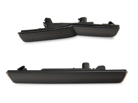 Raxiom 18-23 Dodge Challenger Widebody Axial Series LED Side Marker Lights Front and Rear- Smoked Raxiom Sidemarkers & Indicators  AXOPROS