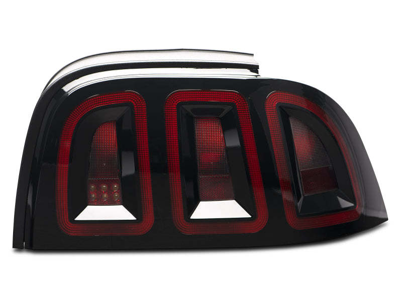 Raxiom 96-98 Ford Mustang Icon LED Tail Lights- Black Housing (Smoked Lens) Raxiom Tail Lights  AXOPROS