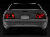 Raxiom 96-98 Ford Mustang Icon LED Tail Lights- Black Housing (Smoked Lens) Raxiom Tail Lights  AXOPROS