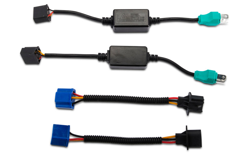 Raxiom 97-18 Jeep Wrangler TJ/JK Axial Halo Headlights w/ DRL Amber Signals- Blk Hsng (Clear Lens) Raxiom Headlights  AXOPROS