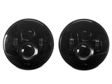 Raxiom 97-18 Jeep Wrangler TJ/JK Axial Series LED Daymaker Headlights- Black Housing (Clear Lens) Raxiom Headlights  AXOPROS