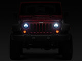 Raxiom 97-18 Jeep Wrangler TJ/JK Axial Series LED Daymaker Headlights- Black Housing (Clear Lens) Raxiom Headlights  AXOPROS