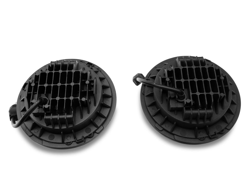 Raxiom 97-18 Jeep Wrangler TJ/JK Axial Series LED Daymaker Headlights- Chrome Housing (Clear Lens) Raxiom Headlights  AXOPROS