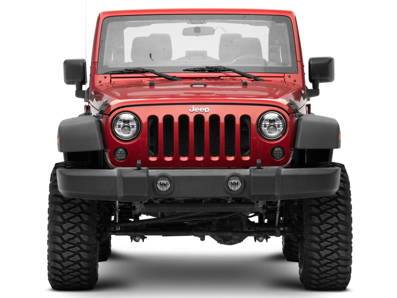 Raxiom 97-18 Jeep Wrangler TJ/JK Axial Series LED Daymaker Headlights- Chrome Housing (Clear Lens) Raxiom Headlights  AXOPROS