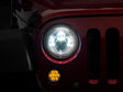 Raxiom 97-18 Jeep Wrangler TJ/JK Axial Series LED Daymaker Headlights- Chrome Housing (Clear Lens) Raxiom Headlights  AXOPROS
