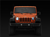 Raxiom 97-18 Jeep Wrangler TJ/JK Axial Series LED Headlights- Black Housing (Clear Lens) Raxiom Headlights  AXOPROS
