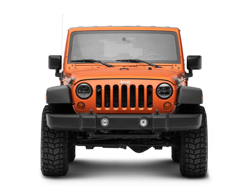 Raxiom 97-18 Jeep Wrangler TJ/JK Axial Series LED Headlights- Black Housing (Clear Lens) Raxiom Headlights  AXOPROS