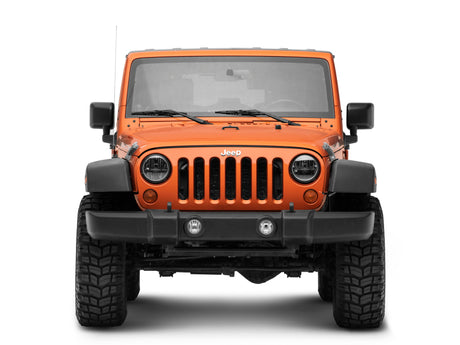 Raxiom 97-18 Jeep Wrangler TJ/JK Axial Series LED Headlights- Black Housing (Clear Lens) Raxiom Headlights  AXOPROS