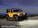 Raxiom 97-18 Jeep Wrangler TJ/JK Axial Series LED Headlights- Black Housing (Clear Lens) Raxiom Headlights  AXOPROS