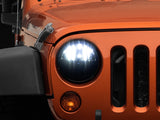 Raxiom 97-18 Jeep Wrangler TJ/JK Axial Series LED Headlights- Black Housing (Clear Lens) Raxiom Headlights  AXOPROS