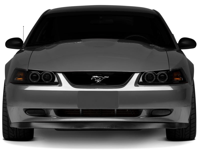 Raxiom 99-04 Ford Mustang Dual LED Halo Projector Headlights- Black Housing (Smoked Lens) Raxiom Headlights  AXOPROS