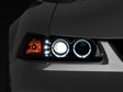 Raxiom 99-04 Ford Mustang Dual LED Halo Projector Headlights- Black Housing (Smoked Lens) Raxiom Headlights  AXOPROS