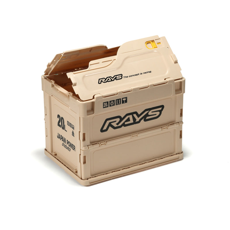 Rays Folding Container Box 23S 20L - Ivory Rays Headwear  AXOPROS