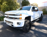 RealTruck 15-19 Chevy Silverado 25/3500HD CC Dsl 4dr VoltStep Electric Running Board Kit - Tex. Blk Go Rhino Running Boards  AXOPROS