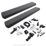 RealTruck 18-24 Jeep Wrangler 4dr VoltStep Electric Running Board Kit (Drilling Req.) - Tex. Blk Go Rhino Running Boards  AXOPROS