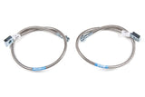 Rear Brake Line - Stainless Steel - Fits 3-6.5 Inch Lift - Jeep Wrangler TJ (97-06) BDS Suspension Brake Hydraulic Hose Kit  AXOPROS