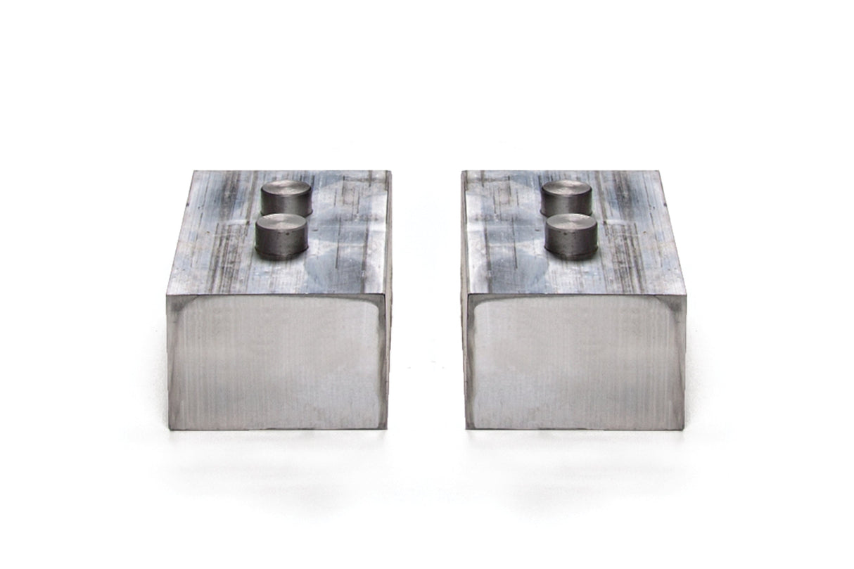 Rear Lift Blocks - Dual Pin - Aluminum - 2 Inch Lift - Ford F150 (04-) BDS Suspension Suspension Leaf Spring Block Kit  AXOPROS